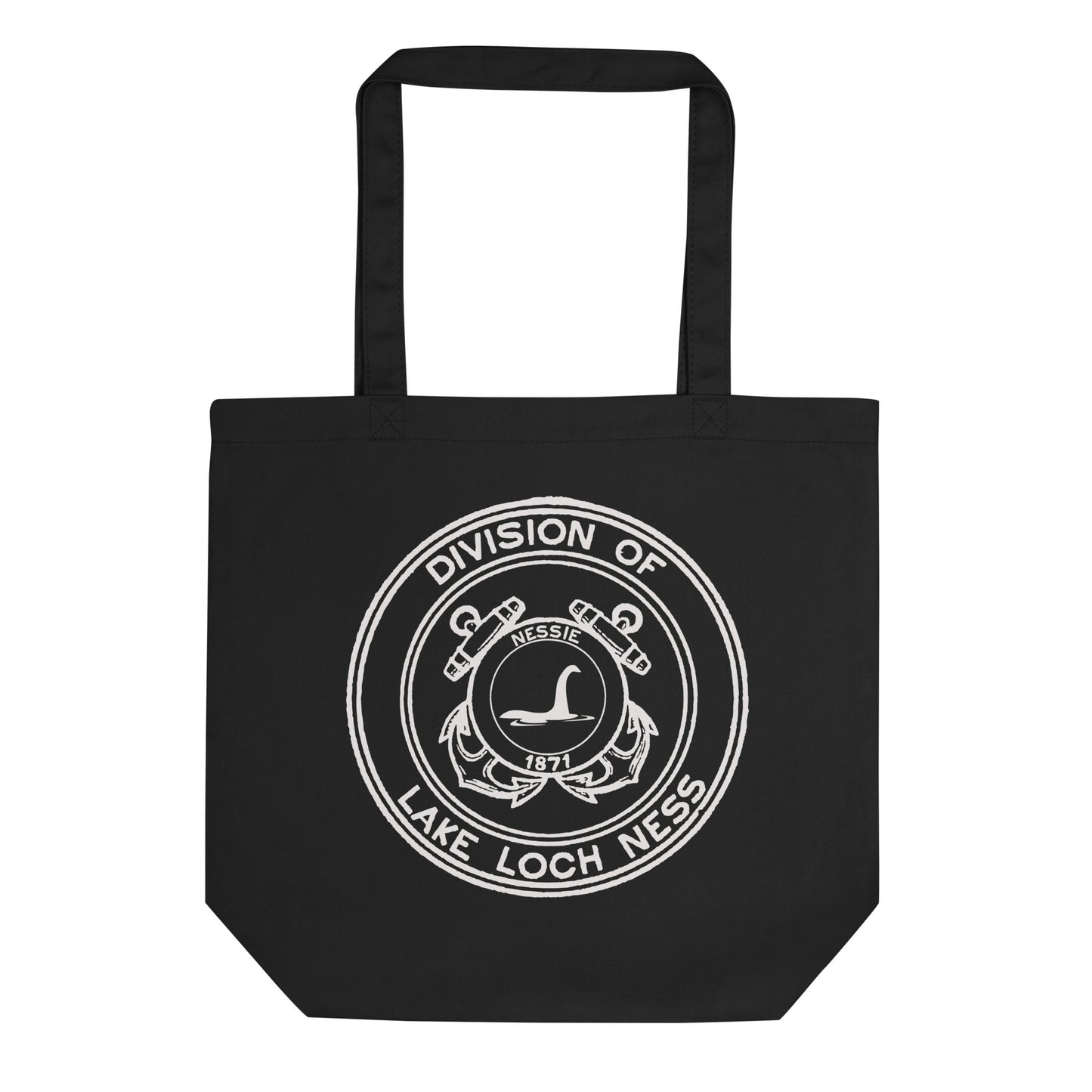 Loch Ness Monster - Eco Tote Bag - Black
